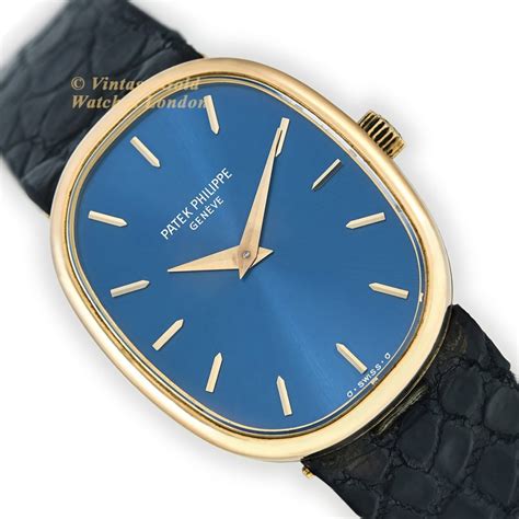 patek philippe 18ct gold vintage ellipse watch|Patek Philippe vintage gold.